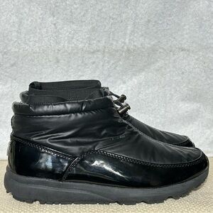 Sporto Womens Black Tracy Insulated Puffer Wool Ankle Booties Boot Shoes SZ 9.5M